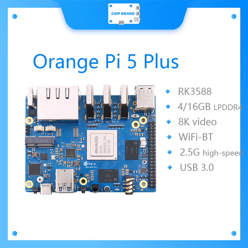 오렌지 파이 5 플러스 싱글 보드 컴퓨터 RK3588  - Orange Pi 5 Plus 16Gb 리뷰 및 가격