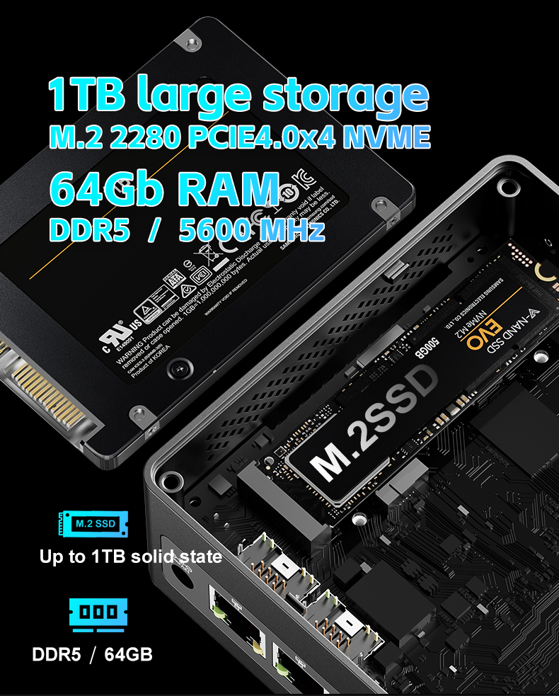 새로운 미니 데스크탑 게이머 PC (AMD Ryzen  - Amd Ryzen 7 7840Hs Mini Pc 리뷰 및 가격